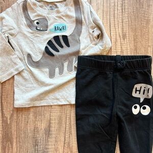 Dinosaur Baby Outfit 12 months